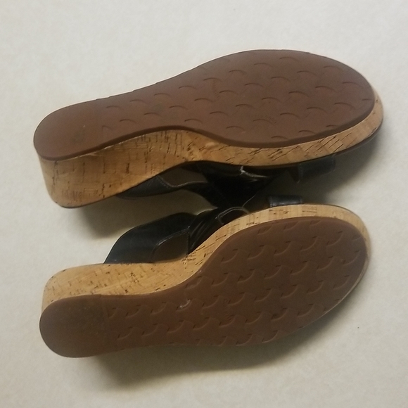 Cobb Hill Wedge black size 9N - Picture 6 of 8